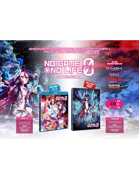 No Game No Life Zero Película Blu-ray