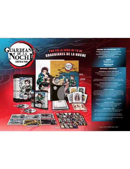 Guardianes De La Noche: Kimetsu No Yaiba Temporada 1 Parte 1 Coleccionista A4 (episoidos 1 A 13)