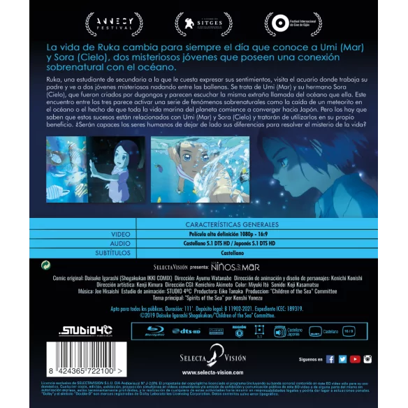 Los NiÑos Del Mar Bluray