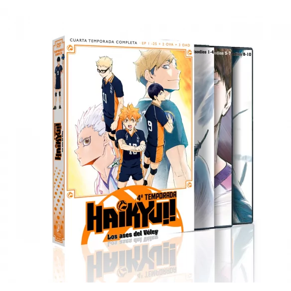 Haikyu Temporada 4 Dvd (episodios 1 A...