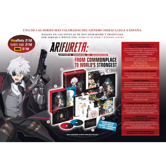 Arifureta Blu-ray Coleccionista A4