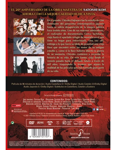 MILLENIUM ACTRESS DVD