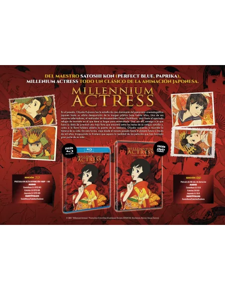 MILLENIUM ACTRESS DVD