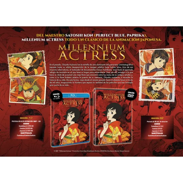Millenium Actress Blu-ray