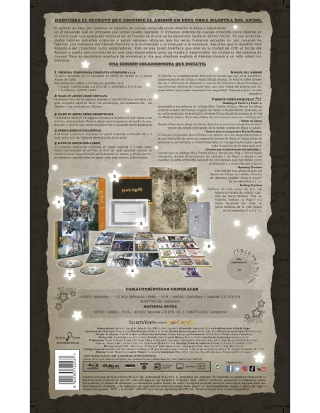 Made In Abyss. T1 Bluray Edición Coleccionistas A4