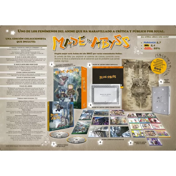 Made In Abyss. T1 Bluray Edición...