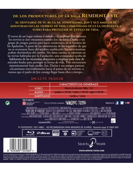Wrong Turn EstÁndar Bluray
