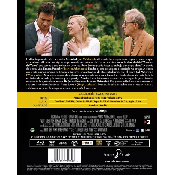 Scoop (woody Allen 2006) Bd + Dvd...