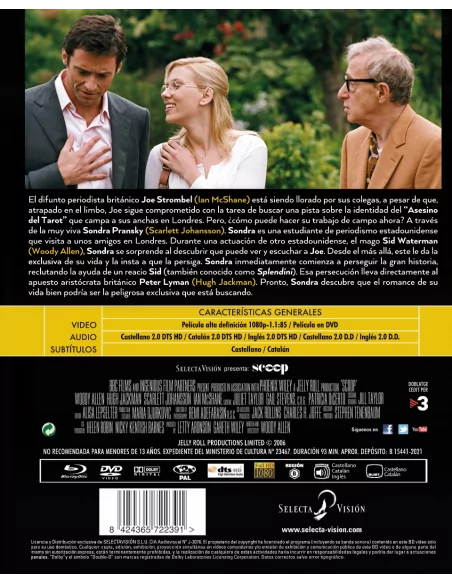 Scoop (woody Allen 2006) Bd + Dvd (combo)