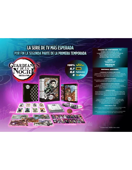 Guardianes De La Noche: Kimetsu No Yaiba T1p2 Episodios 14 A 26 Bd Coleccionista A4