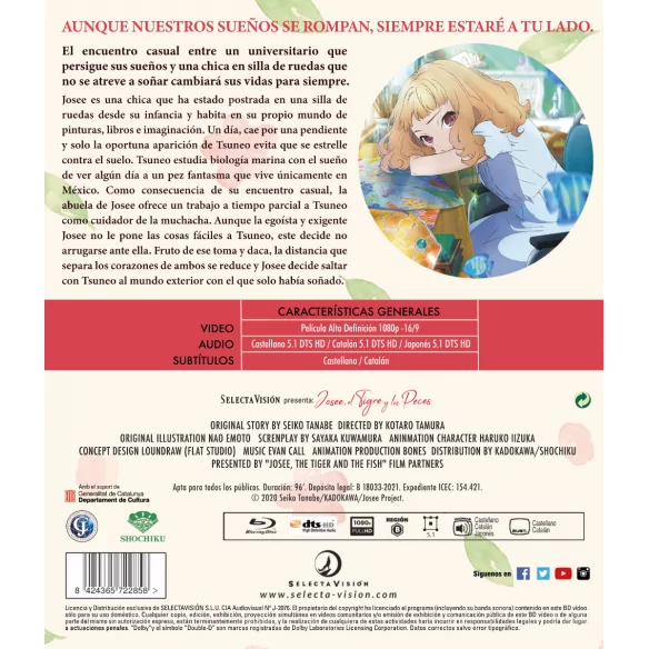 Josee, El Tigre Y Los Peces Blu-ray