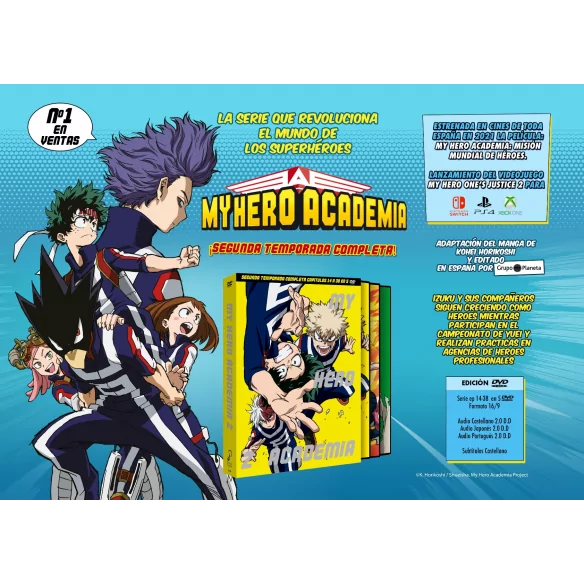 My Hero Academia Temporada 2 Dvd...