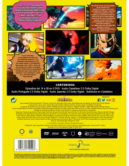 My Hero Academia Temporada 2 Dvd Episodios 1 A 25