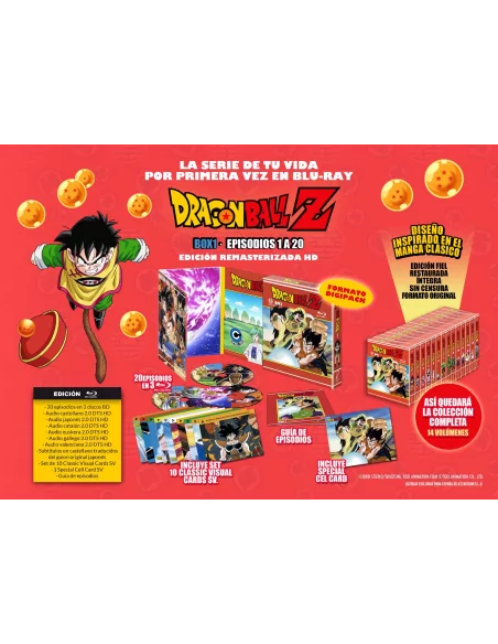 Dragon Ball Z Box 1 Episodios 1 A 20  Bluray