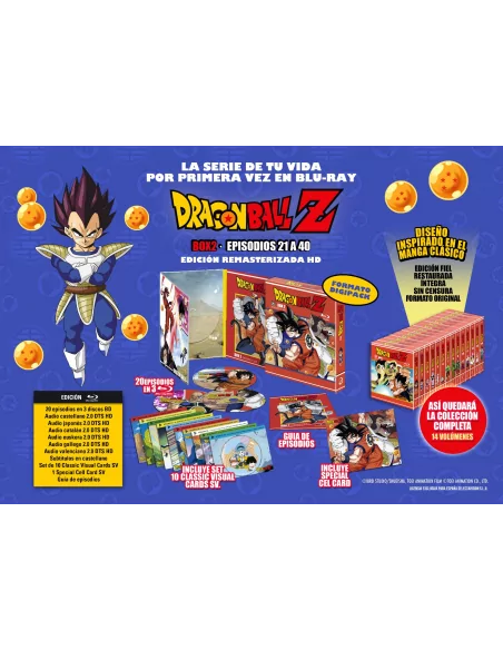 Dragon Ball Z Box 2 Episodios 21 A 40 Bluray