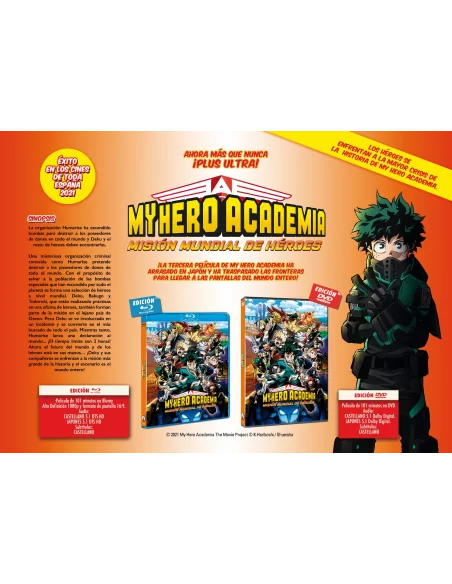 My Hero Academia: MisiÓn Mundial De HÉroes - Dvd