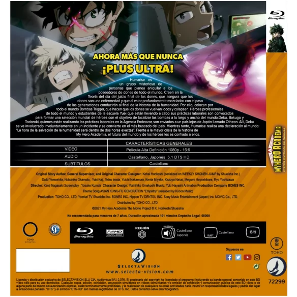 My Hero Academia: MisiÓn Mundial De...