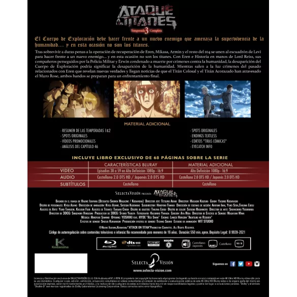 Ataque A Los Titanes Temporada 3...