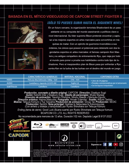 Street Fighter Ii Movie Blu-ray Edición Coleccionistas. EdiciÓn Mega