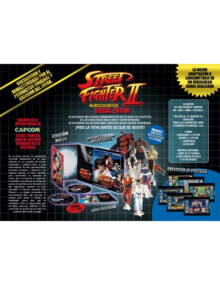 Street Fighter Ii Movie Blu-ray Edición Coleccionistas. EdiciÓn Mega