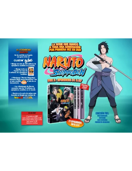 Naruto Shippuden Box 2 Dvd