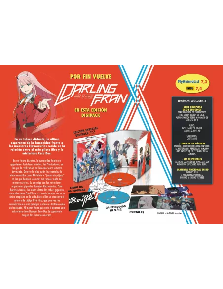 Darling In The Franxx Blu-ray Coleccionista Digipack