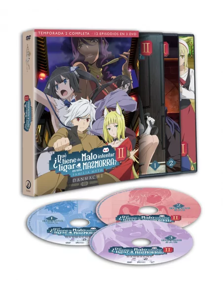 ¿qué Tiene De Malo Intentar Ligar En Una Mazmorra? Danmachi Temporada 2 Dvd