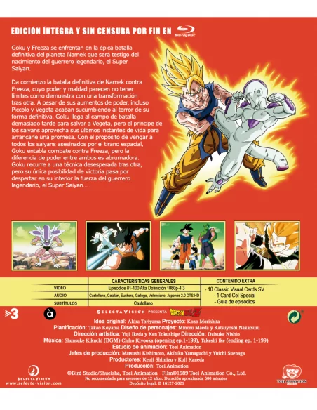 Dragon Ball Z Box 5 Blu-ray: Episodios 81 A 99.