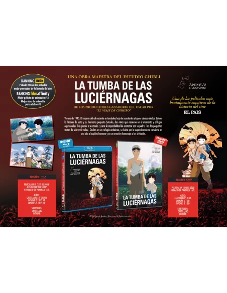 La Tumba De Las Luciérnagas Dvd