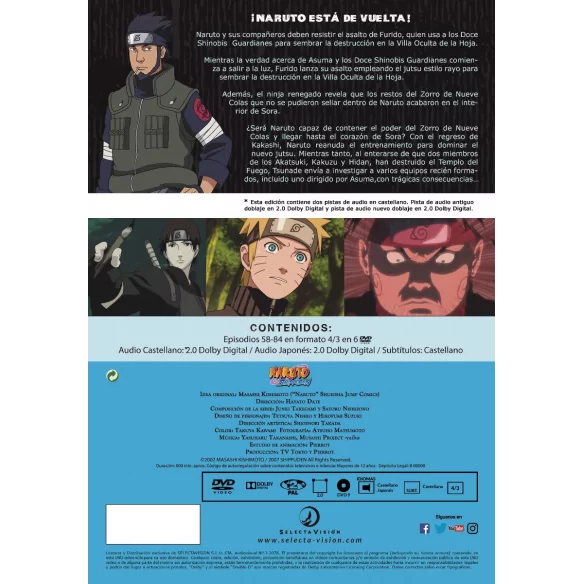Naruto Shippuden Box 3 Dvd