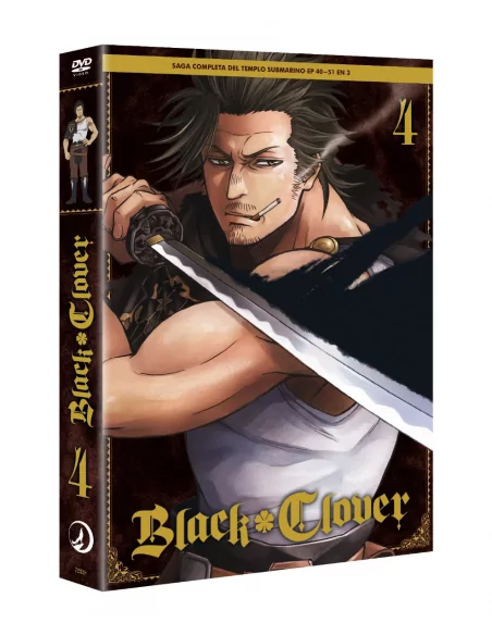 Black Clover Dvd Episodios 40 A 51 (saga Completa Del Templo Submarino)