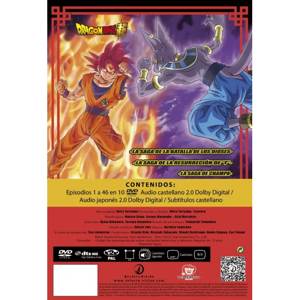 Dragon Ball Super Sagas Completas Box 1