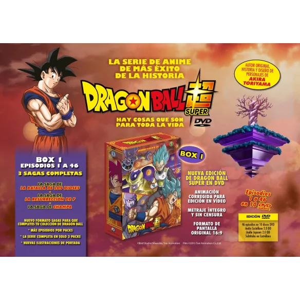 Dragon Ball Super Sagas Completas Box 1