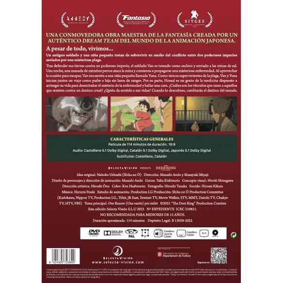 El Rey Ciervo Película Dvd