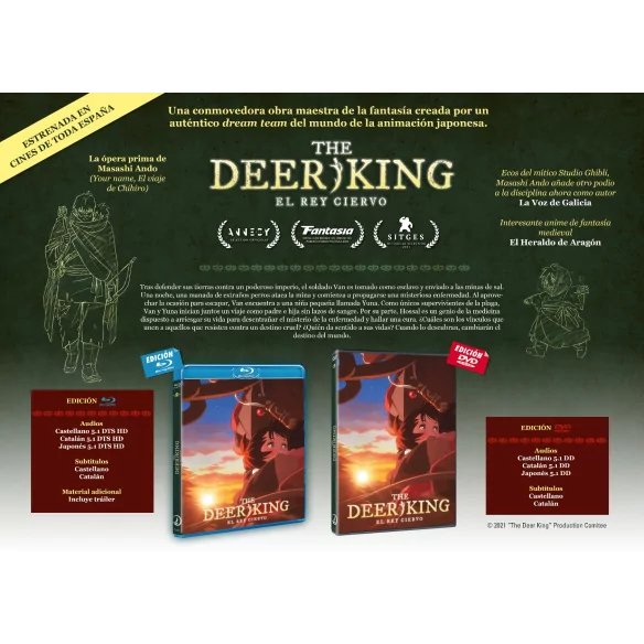 El Rey Ciervo Película Dvd