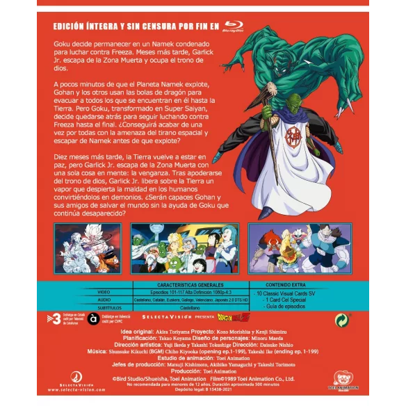Dragon Ball Z Box 6 Bluray Episodios...